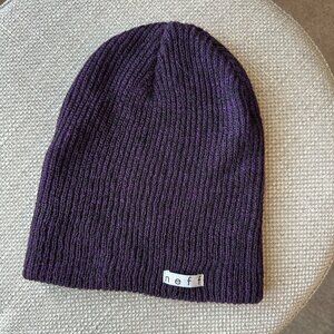 Dark Purple Heather Neff Beanie